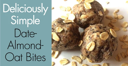 Date and almond oat bites