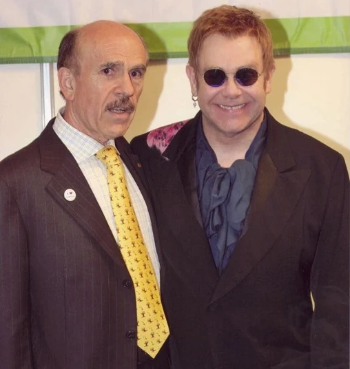 Dr. Louis Ignarro with Sir Elton John